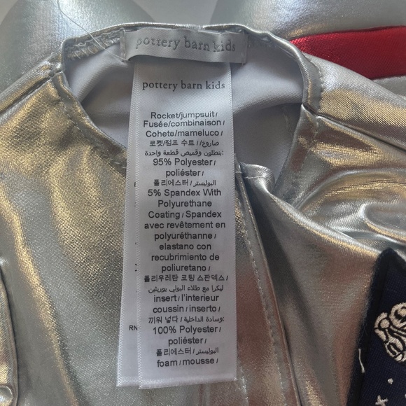 Pottery Barn Kids Baby Astronaut Halloween Costume Size 0-6 Months - Picture 6 of 9